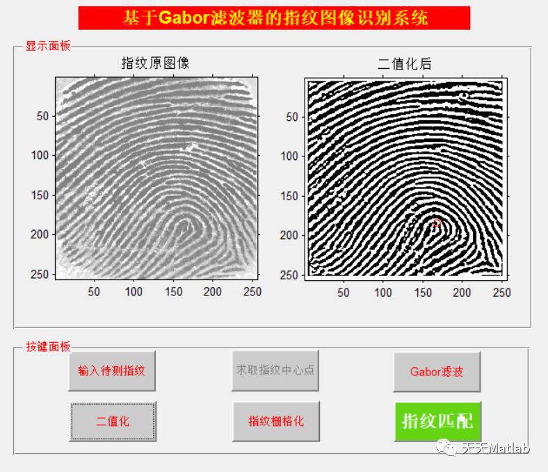 【指纹识别】基于Gabor滤波器的指纹识别研究附matlab代码