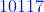 {\color{Blue} 10117}