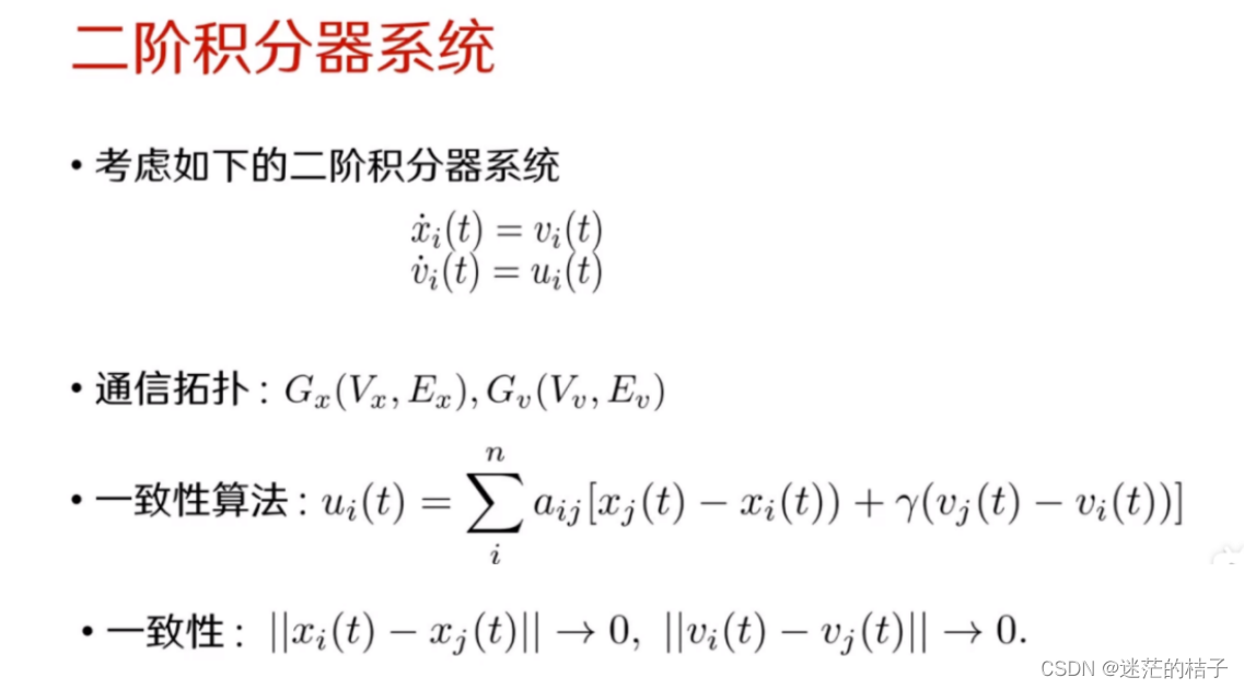 无人机编队控制算法（基于一致性理论的编队控制）