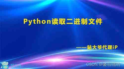 Python读取二进制文件：深入解析与技术实现