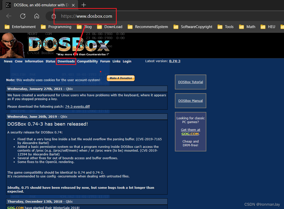 Windows11之DOSBox超详细下载安装与使用教程