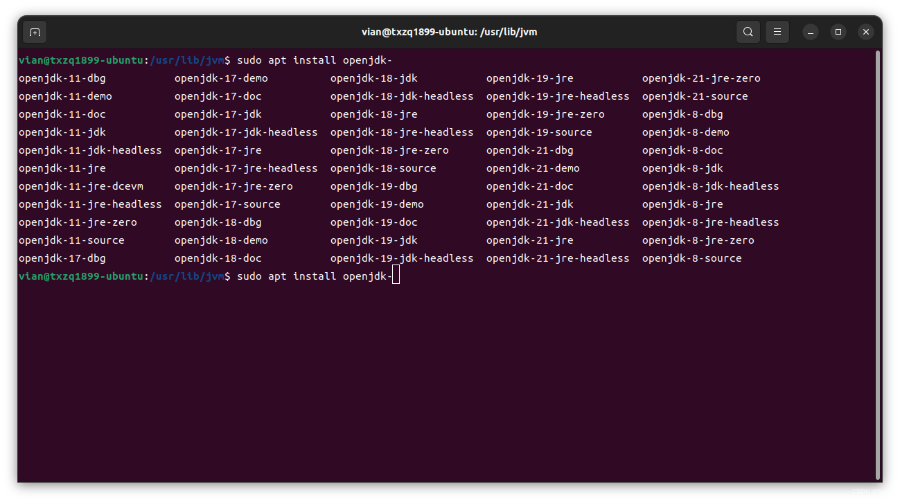 Ubuntu 22.04下Java环境的搭建（含多版本一键快速切换）