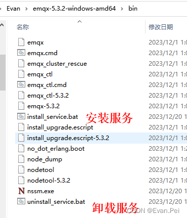 安装后会在服务中有一个emqx_5.3.2的服务
